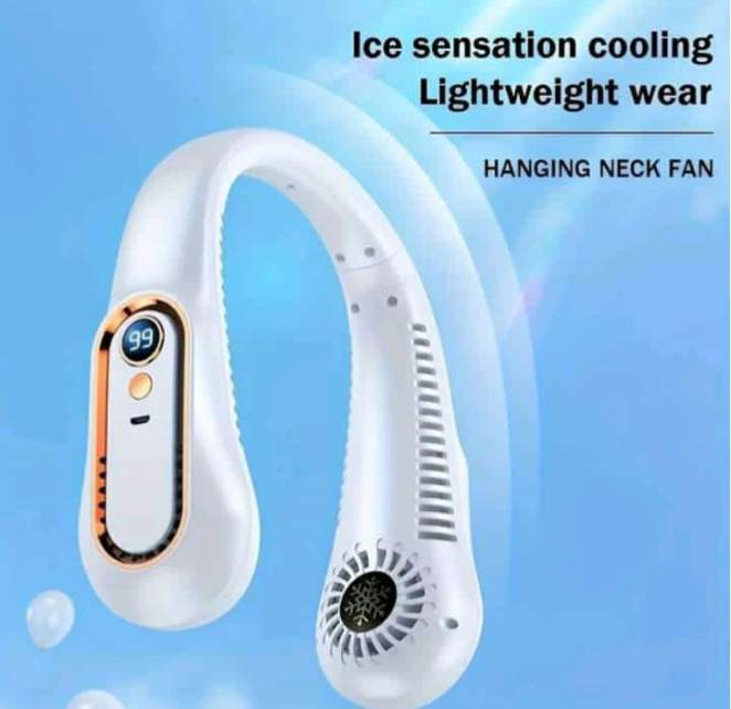 Ventilateur tour de cou avec affichage numérique
